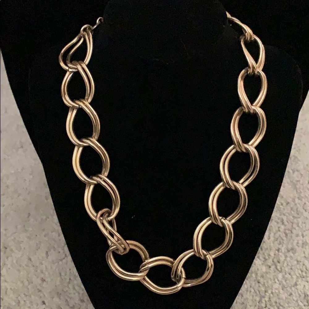 Kenneth Cole Gold Tone Chunky Link Necklace
